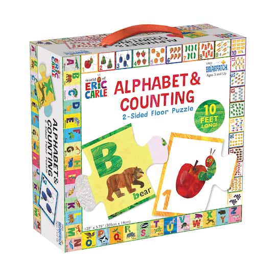 The World of Eric Carle Alphabet &#x26; Counting 26 Piece 2-Sided Floor Puzzle